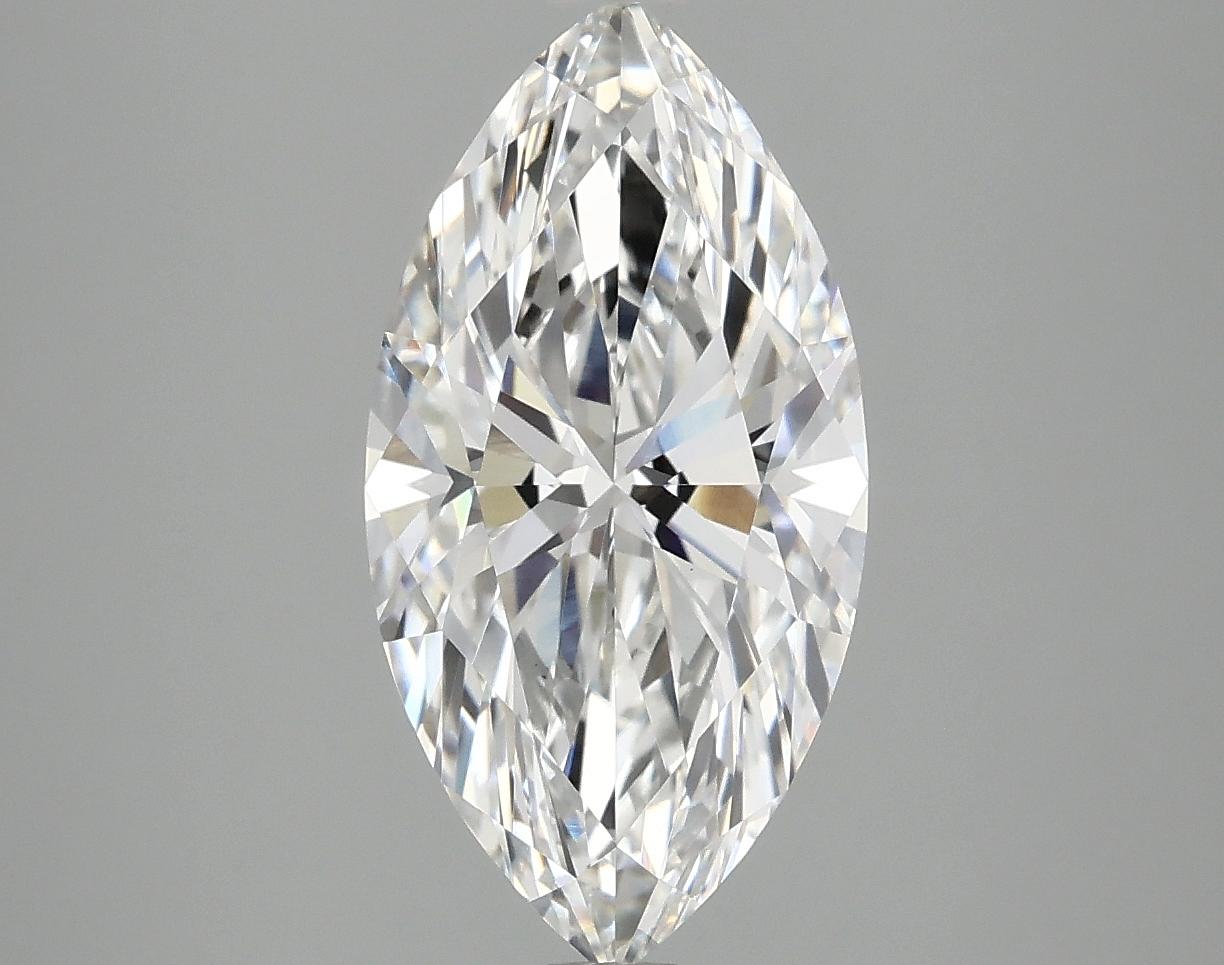 3.08 Carat Marquise Shaped Ideal Cut VVS2 IGI Certified Lab Grown Diamond