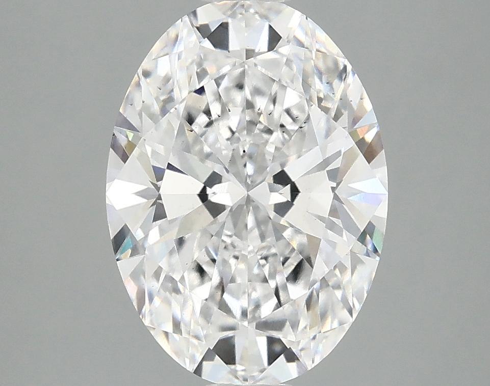 3.08 Carat Oval Shaped Ideal Cut SI1 IGI Certified Lab Grown Diamond