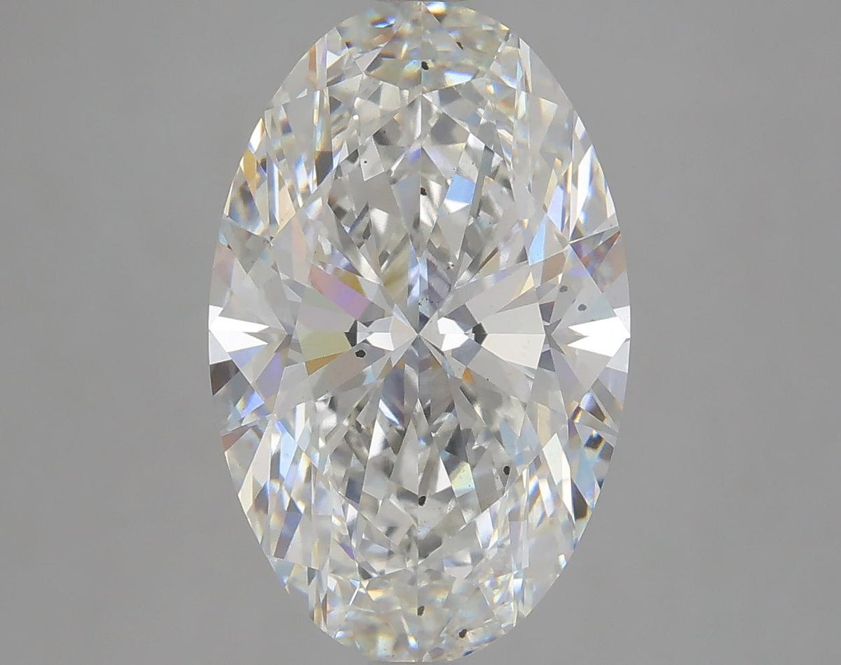 5.06 Carat Oval Shaped Excellent Cut SI1 IGI Certified Lab Grown Diamond