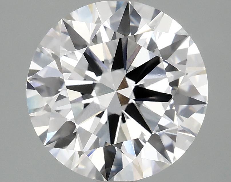 3.08 Carat Round Shaped Ideal Cut VVS2 IGI Certified Lab Grown Diamond
