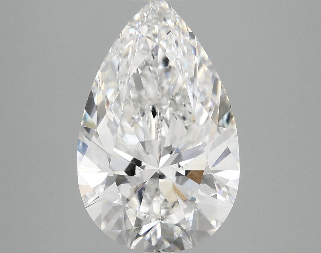 3.03 Carat Pear Shaped Ideal Cut VVS2 IGI Certified Lab Grown Diamond