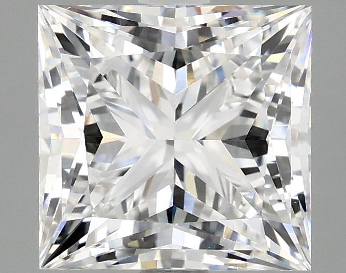 2.84 Carat Princess Shaped Ideal Cut VS1 IGI Certified Lab Grown Diamond