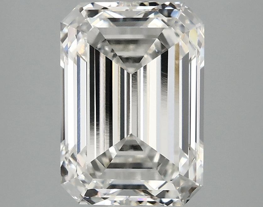 3.03 Carat Emerald Shaped Ideal Cut VVS2 IGI Certified Lab Grown Diamond