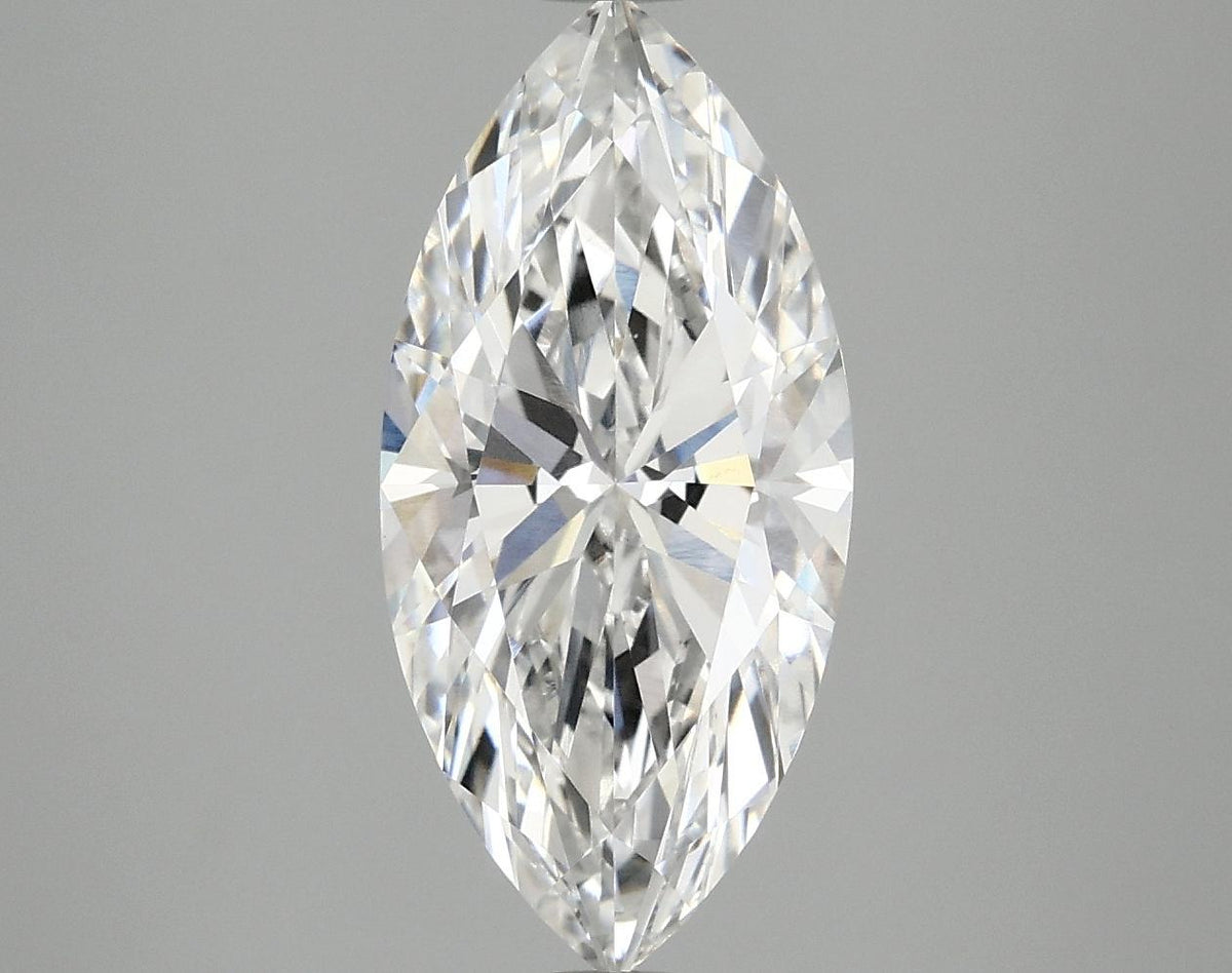 2.98 Carat Marquise Shaped Excellent Cut VVS2 IGI Certified Lab Grown Diamond