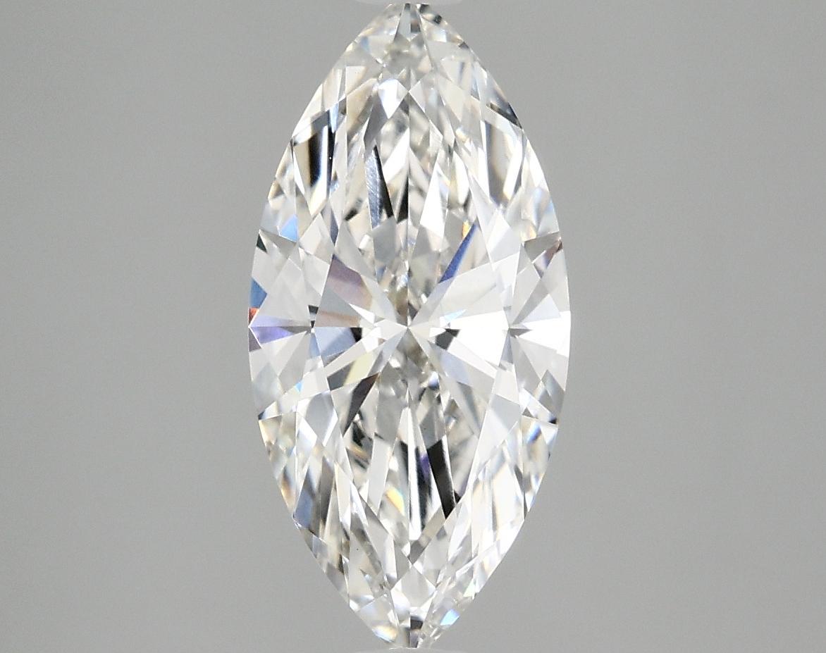 2.05 Carat Marquise Shaped Excellent Cut VVS2 IGI Certified Lab Grown Diamond