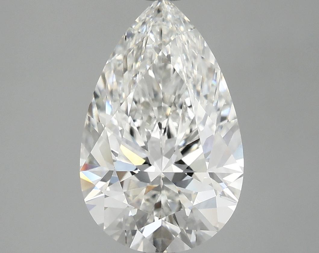 3.05 Carat Pear Shaped Ideal Cut VVS2 IGI Certified Lab Grown Diamond