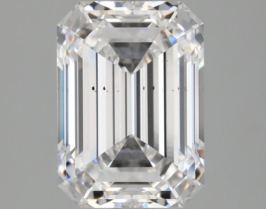 3.07 Carat Emerald Shaped Ideal Cut SI1 IGI Certified Lab Grown Diamond