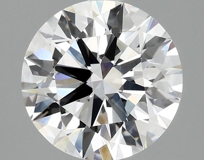 2.01 Carat Round Shaped Ideal Cut VVS2 IGI Certified Lab Grown Diamond