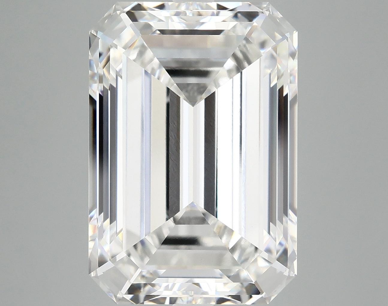 10.29 Carat Emerald Shaped Ideal Cut VVS2 IGI Certified Lab Grown Diamond