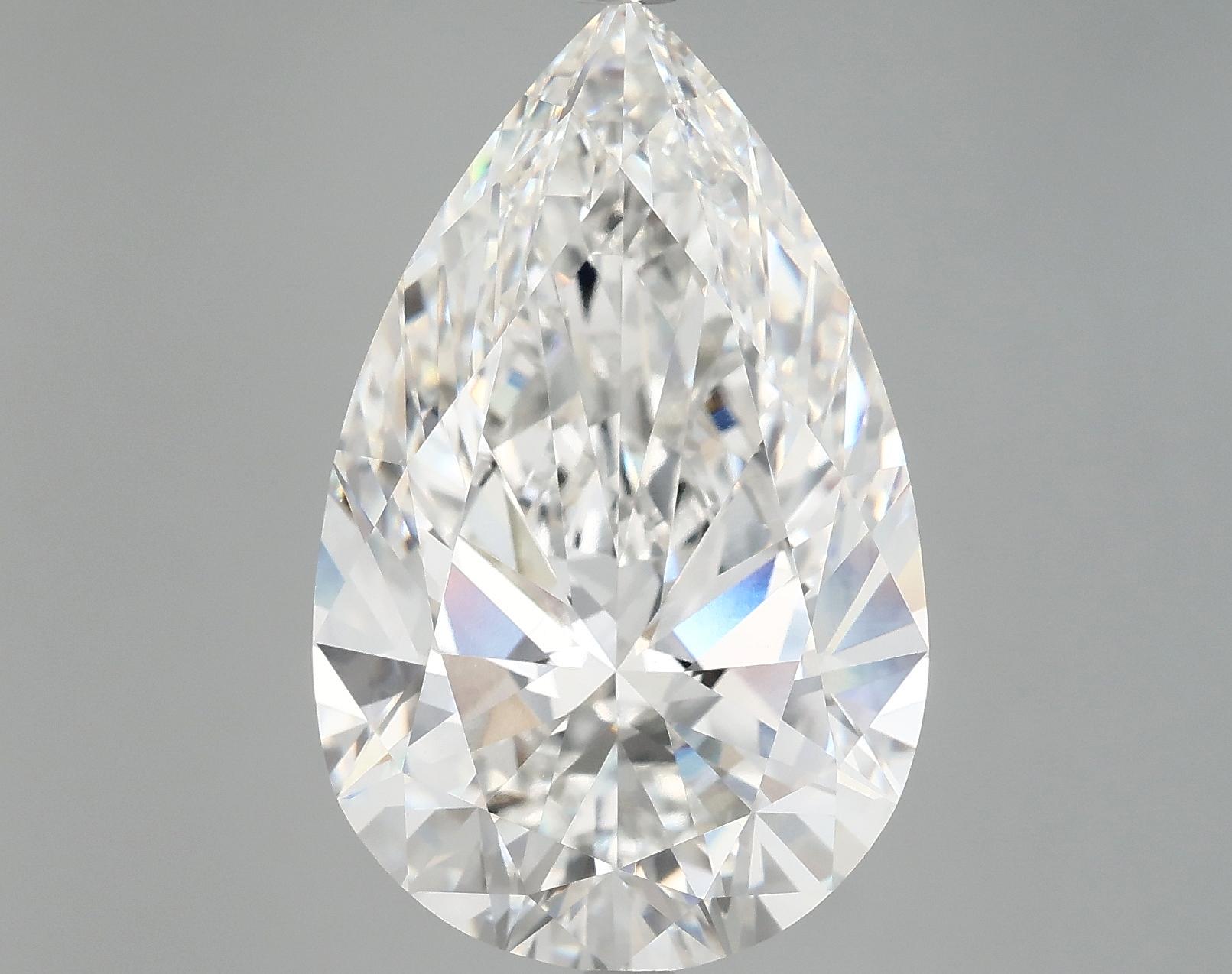 11.04 Carat Pear Shaped Ideal Cut VVS2 IGI Certified Lab Grown Diamond