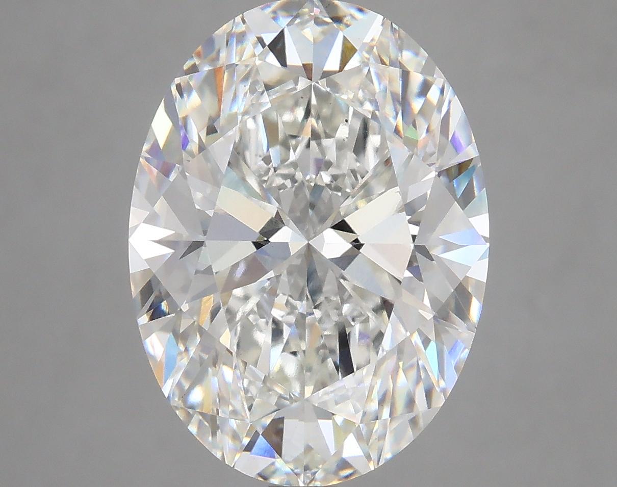 5.53 Carat Oval Shaped Excellent Cut SI1 IGI Certified Lab Grown Diamond