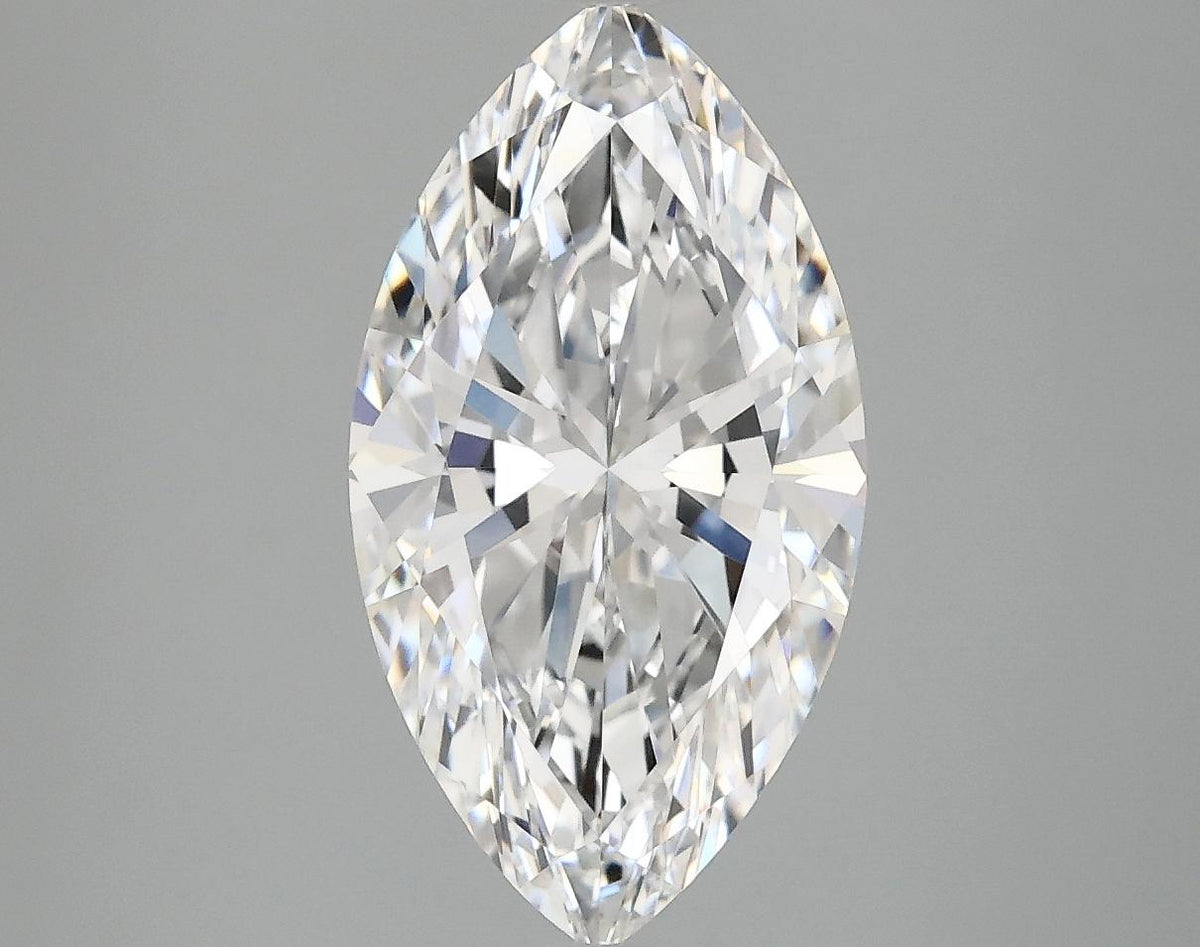 3.02 Carat Marquise Shaped Excellent Cut VVS2 IGI Certified Lab Grown Diamond