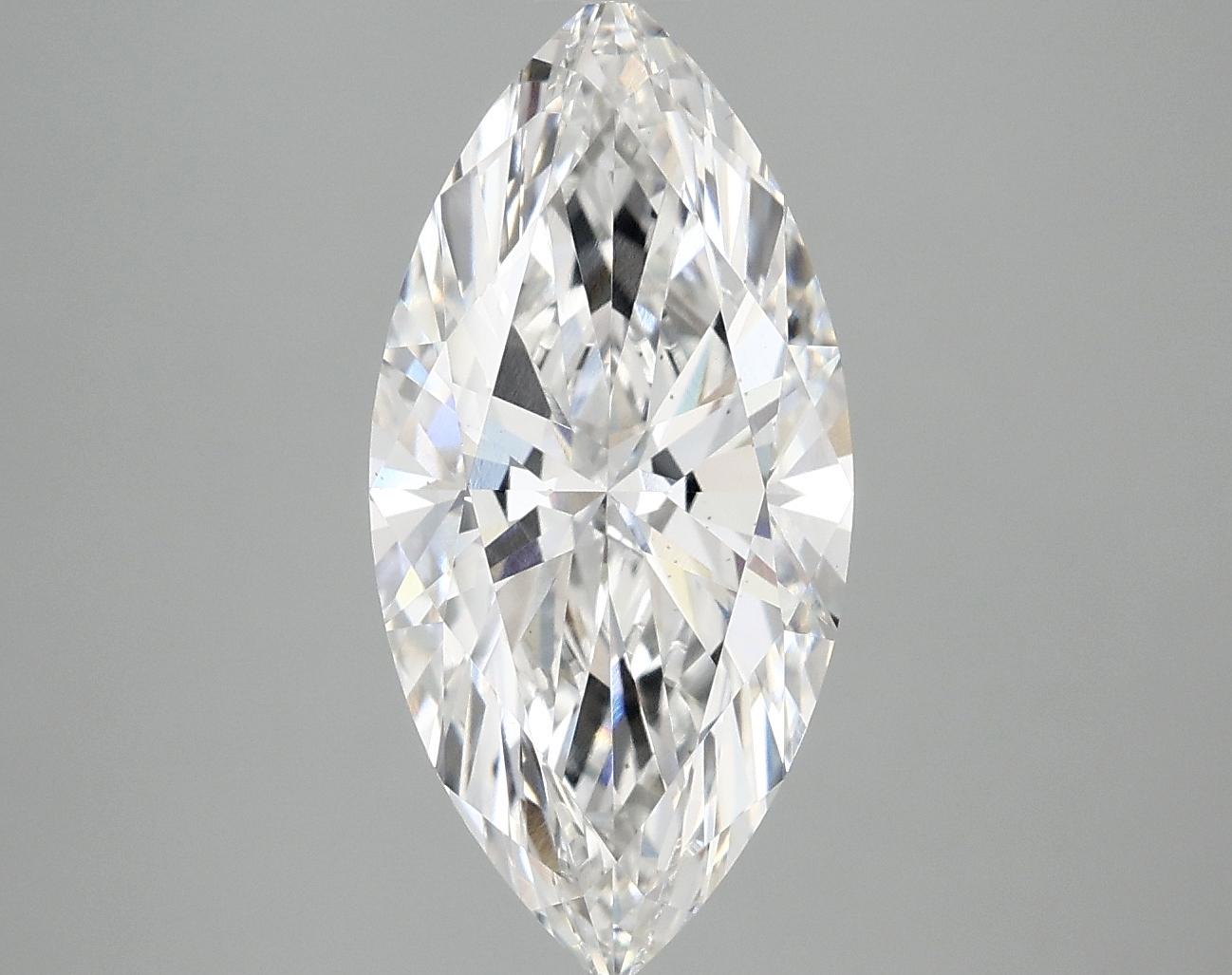 3.07 Carat Marquise Shaped Excellent Cut VS2 IGI Certified Lab Grown Diamond