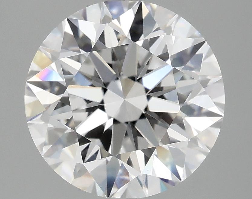 3.08 Carat Round Shaped Excellent Cut VVS2 IGI Certified Lab Grown Diamond