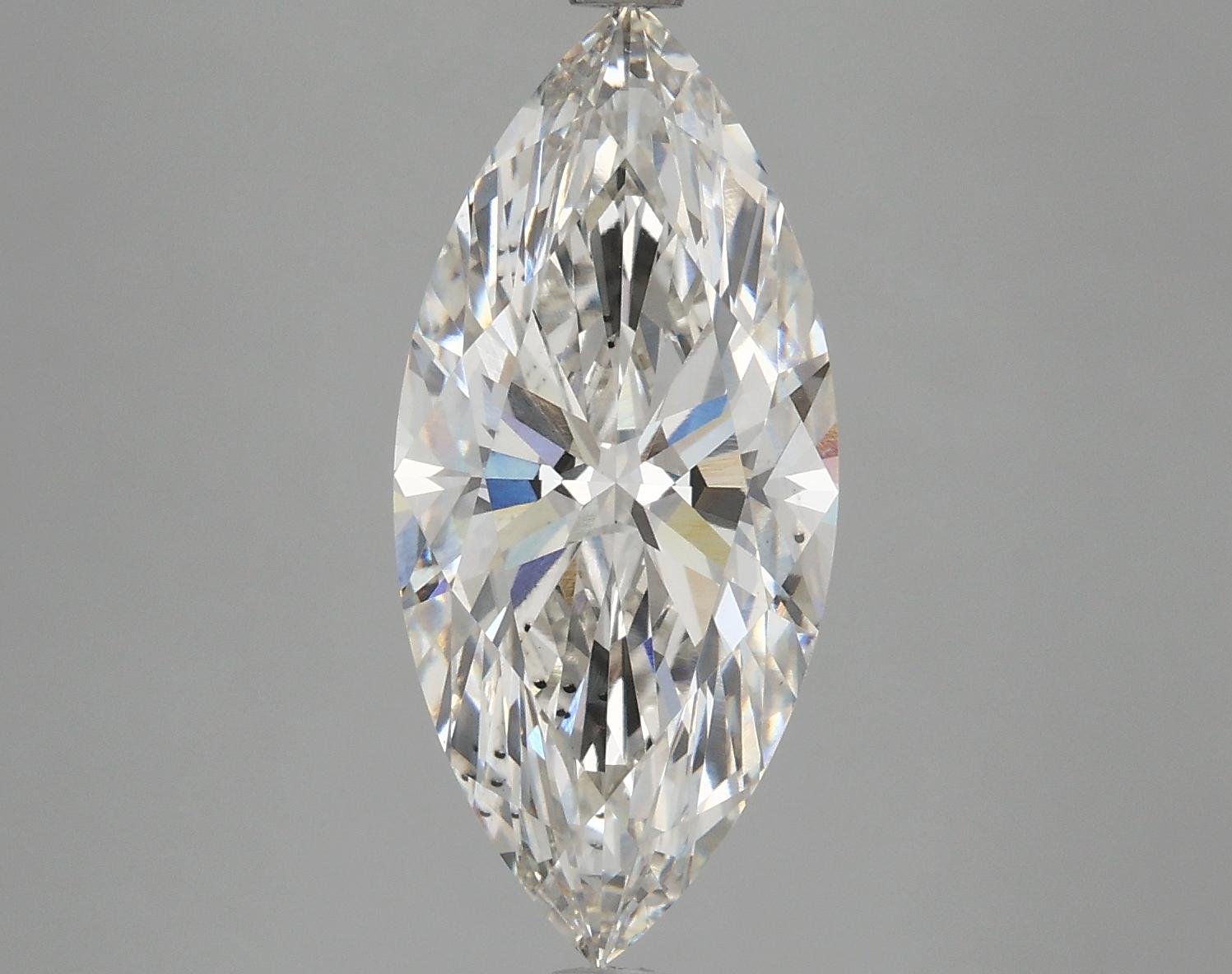 4.12 Carat Marquise Shaped Excellent Cut SI1 IGI Certified Lab Grown Diamond