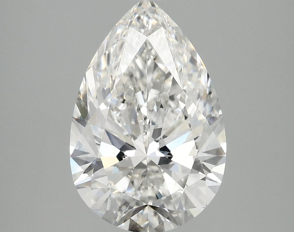 3.02 Carat Pear Shaped Excellent Cut VVS2 IGI Certified Lab Grown Diamond
