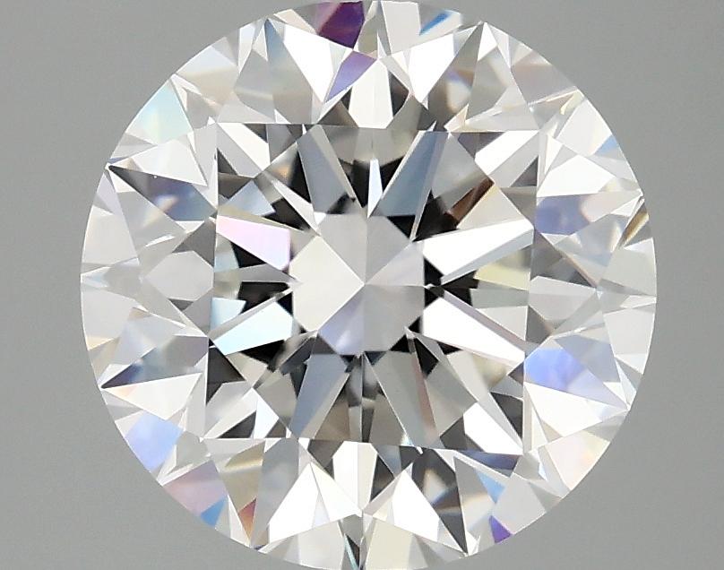 3.06 Carat Round Shaped Excellent Cut VVS2 IGI Certified Lab Grown Diamond