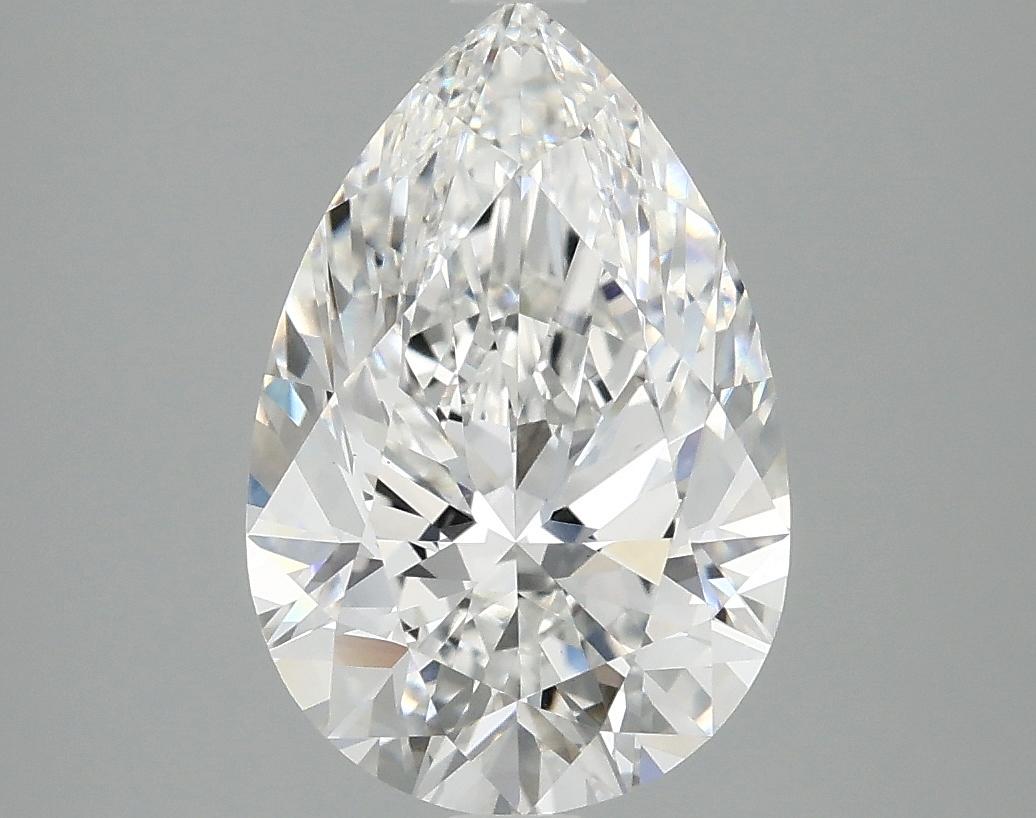 3.09 Carat Pear Shaped Excellent Cut VS1 IGI Certified Lab Grown Diamond
