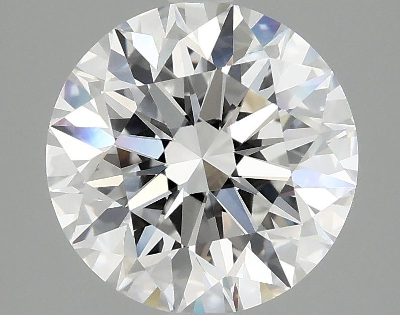 3.09 Carat Round Shaped Excellent Cut VVS2 IGI Certified Lab Grown Diamond