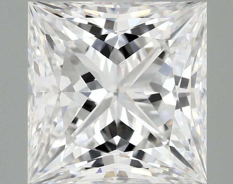 2.08 Carat Princess Shaped Ideal Cut VVS2 IGI Certified Lab Grown Diamond