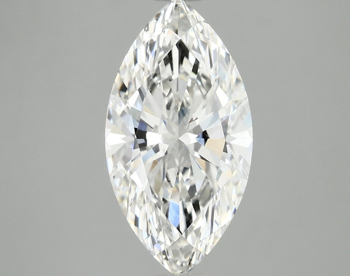 2.98 Carat Marquise Shaped Excellent Cut VVS2 IGI Certified Lab Grown Diamond