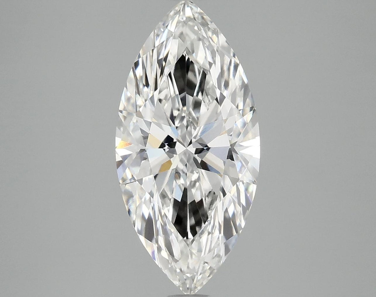 2.87 Carat Marquise Shaped Excellent Cut VS1 IGI Certified Lab Grown Diamond