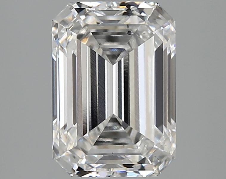 3.01 Carat Emerald Shaped Ideal Cut SI1 IGI Certified Lab Grown Diamond