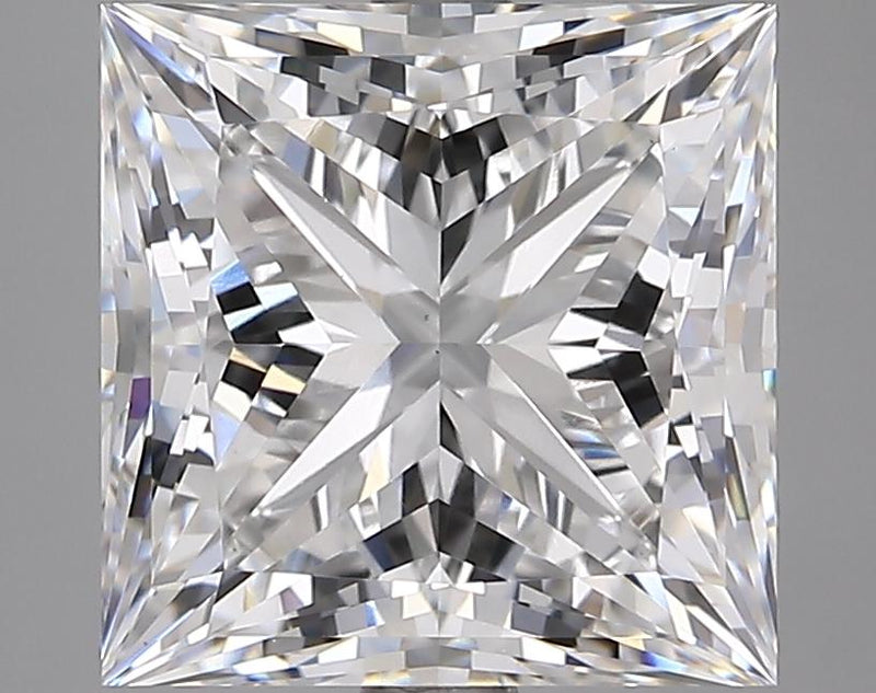5.09 Carat Princess Shaped Ideal Cut VS1 IGI Certified Lab Grown Diamond