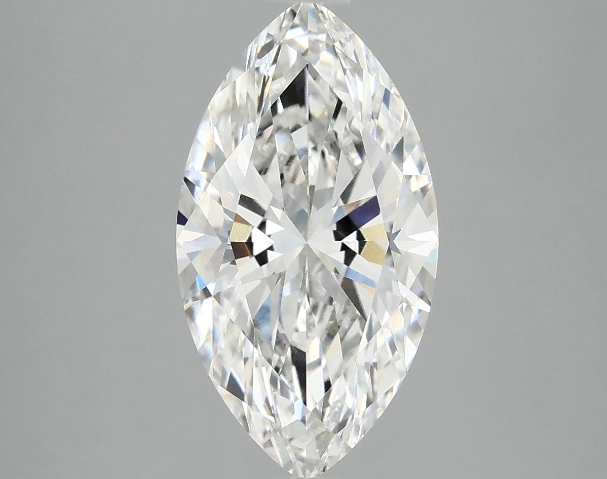 3.01 Carat Marquise Shaped Excellent Cut VVS2 IGI Certified Lab Grown Diamond