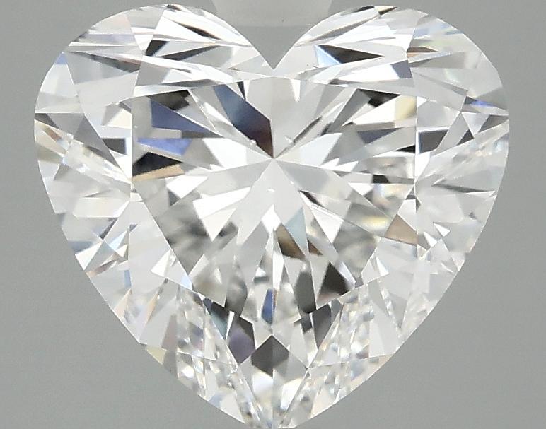 3.08 Carat Heart Shaped Ideal Cut VS2 IGI Certified Lab Grown Diamond