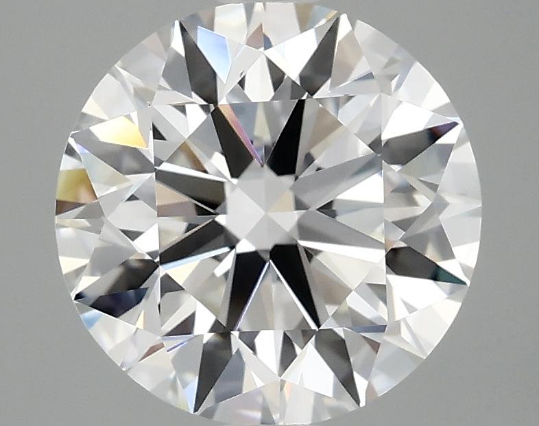 3.07 Carat Round Shaped Excellent Cut VVS2 IGI Certified Lab Grown Diamond