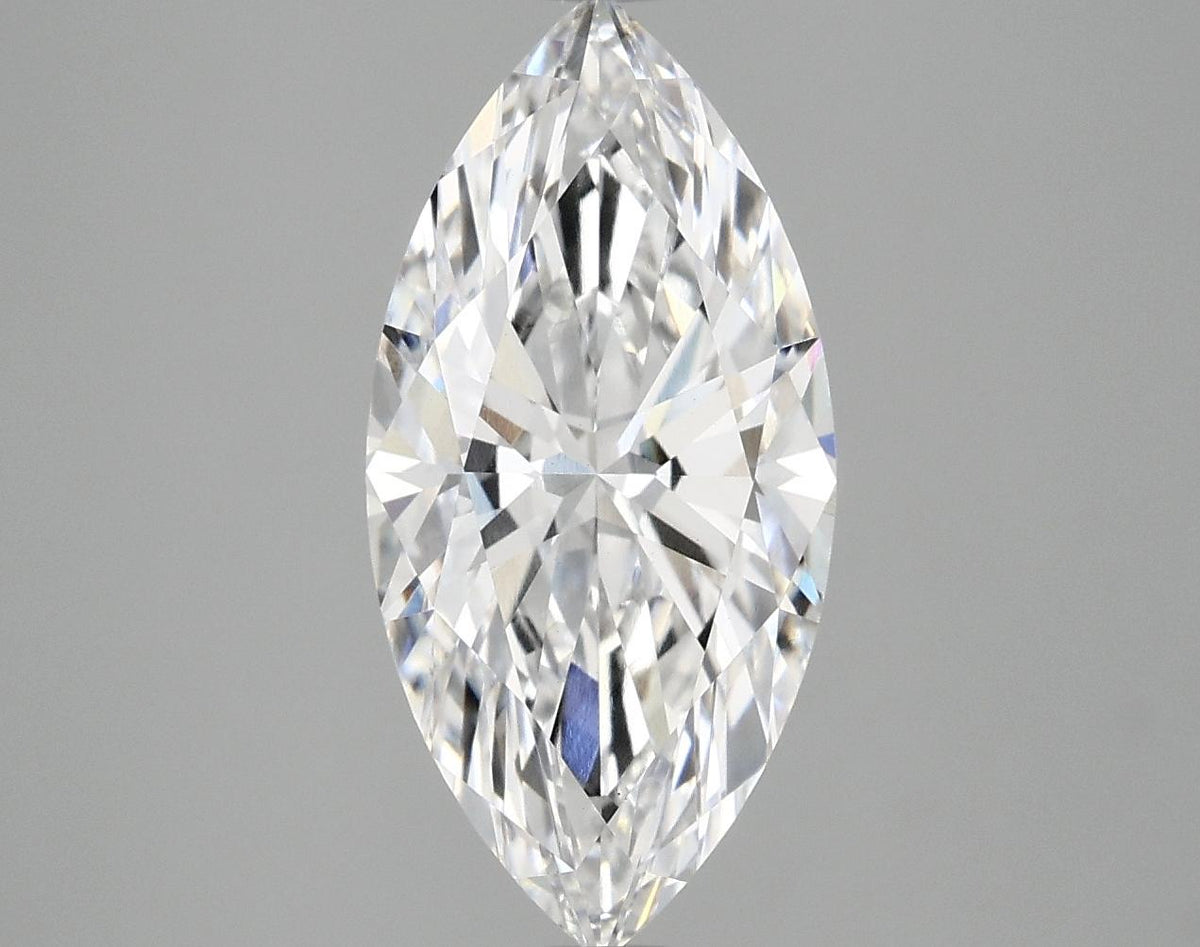 3.09 Carat Marquise Shaped Excellent Cut VVS2 IGI Certified Lab Grown Diamond