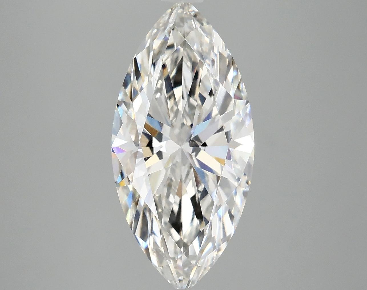 3.0 Carat Marquise Shaped Excellent Cut VVS2 IGI Certified Lab Grown Diamond