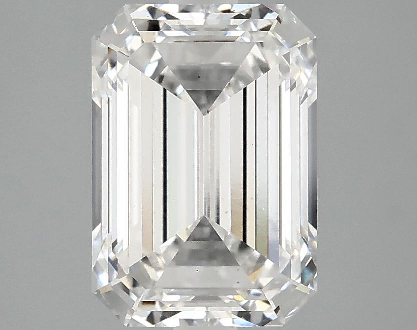 2.84 Carat Emerald Shaped Ideal Cut VS2 IGI Certified Lab Grown Diamond