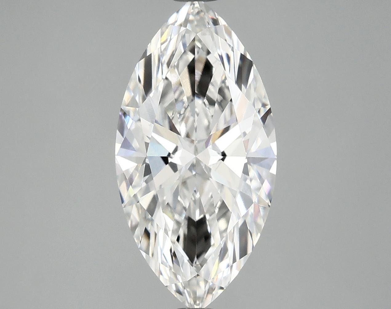 3.06 Carat Marquise Shaped Ideal Cut VVS2 IGI Certified Lab Grown Diamond