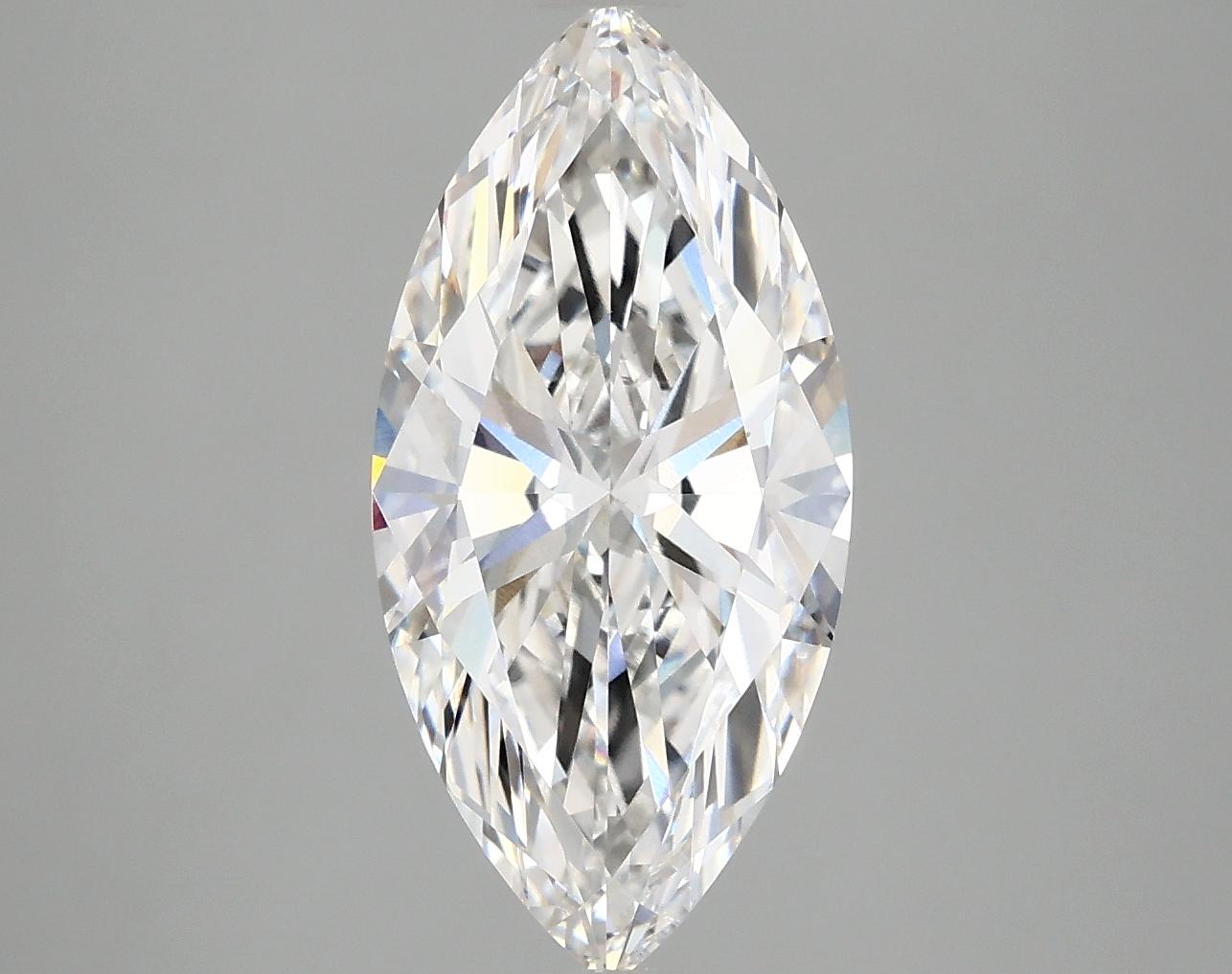 2.97 Carat Marquise Shaped Excellent Cut VS1 IGI Certified Lab Grown Diamond