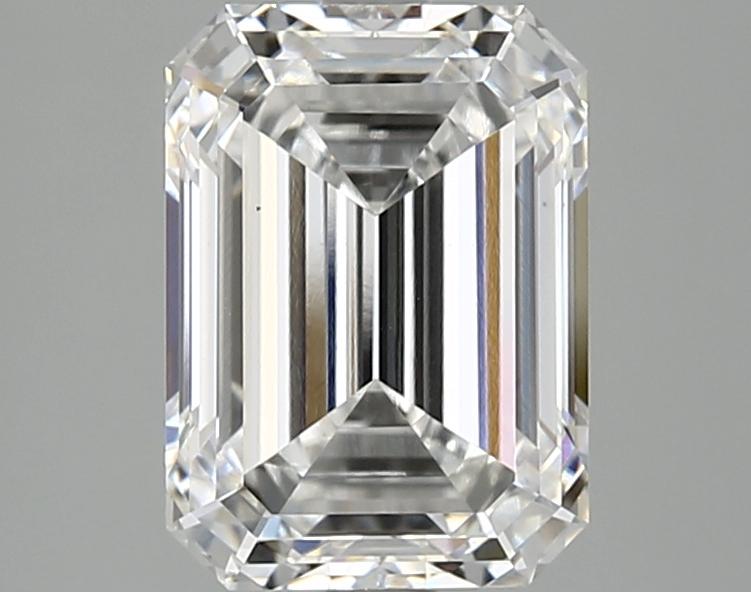 3.09 Carat Emerald Shaped Excellent Cut VS1 IGI Certified Lab Grown Diamond