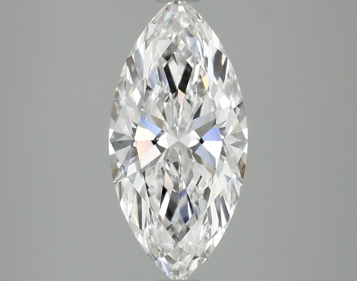 2.52 Carat Marquise Shaped Excellent Cut VVS2 IGI Certified Lab Grown Diamond
