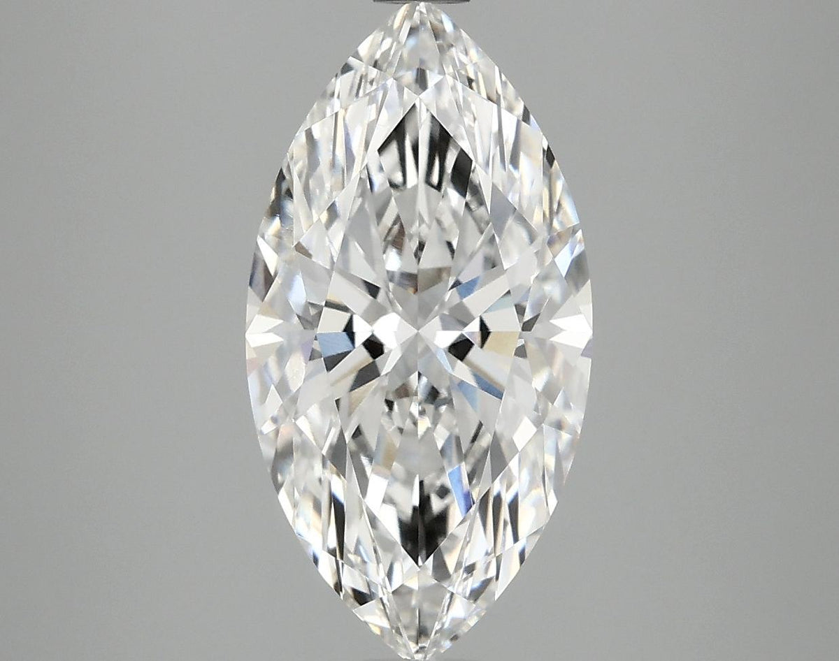 3.09 Carat Marquise Shaped Ideal Cut VVS2 IGI Certified Lab Grown Diamond