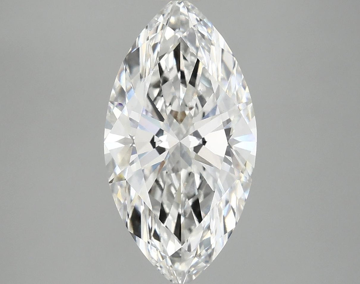 3.03 Carat Marquise Shaped Excellent Cut VVS2 IGI Certified Lab Grown Diamond
