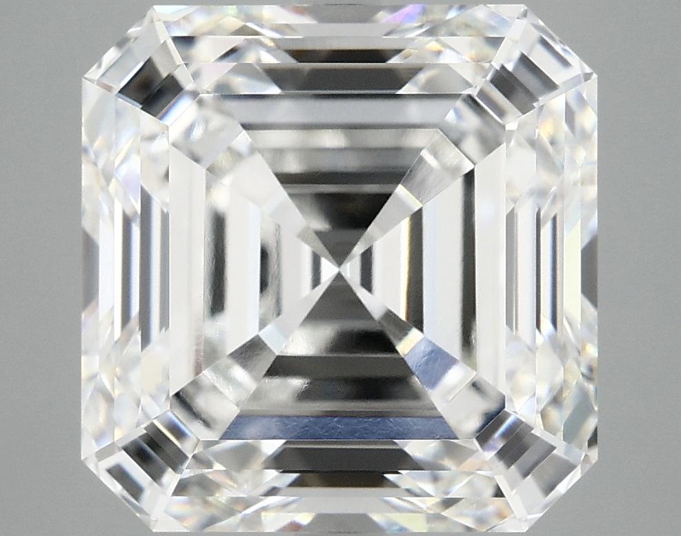 8.23 Carat Asscher Shaped Ideal Cut VVS2 IGI Certified Lab Grown Diamond