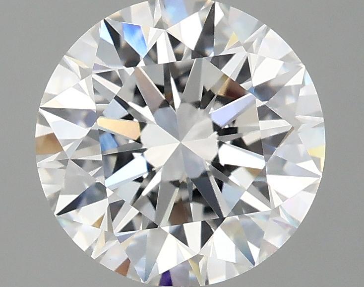 2.55 Carat Round Shaped Excellent Cut VVS2 IGI Certified Lab Grown Diamond
