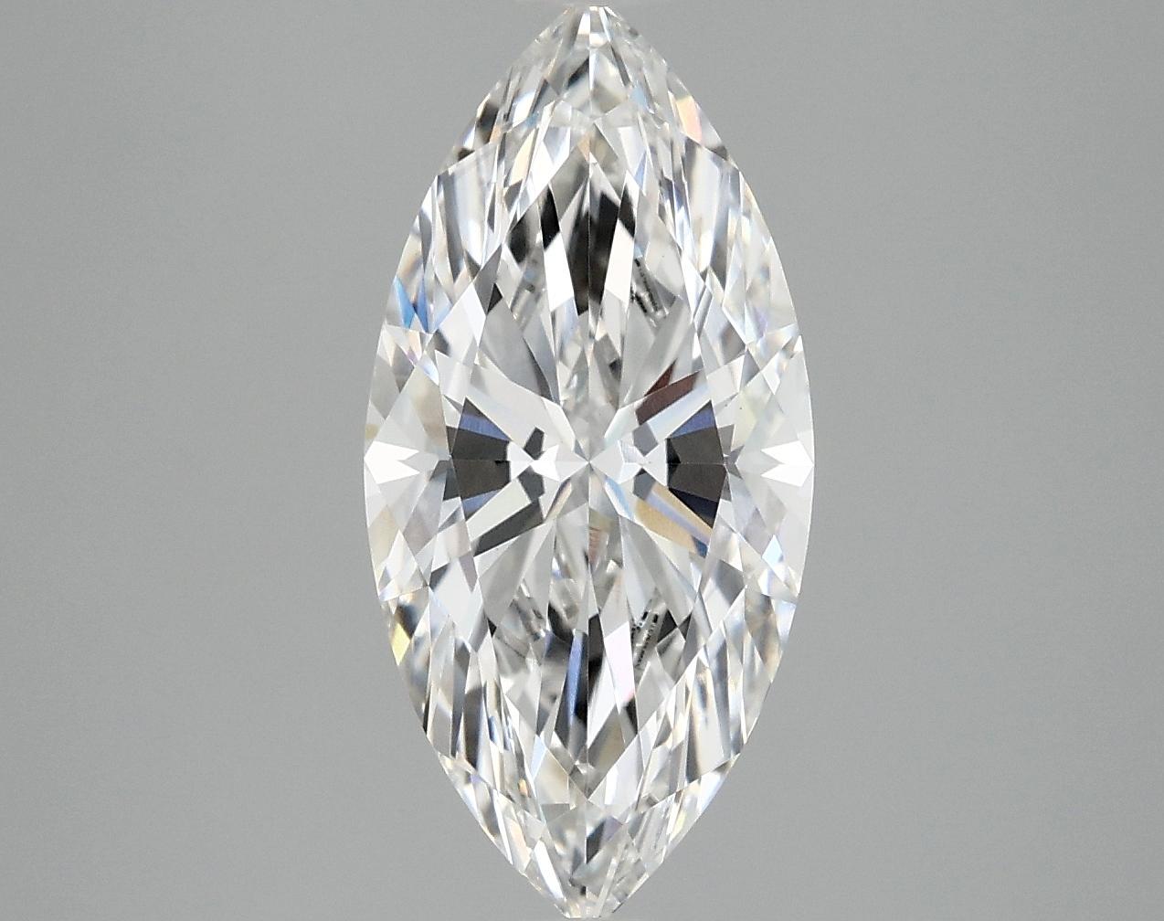 3.0 Carat Marquise Shaped Excellent Cut VVS2 IGI Certified Lab Grown Diamond