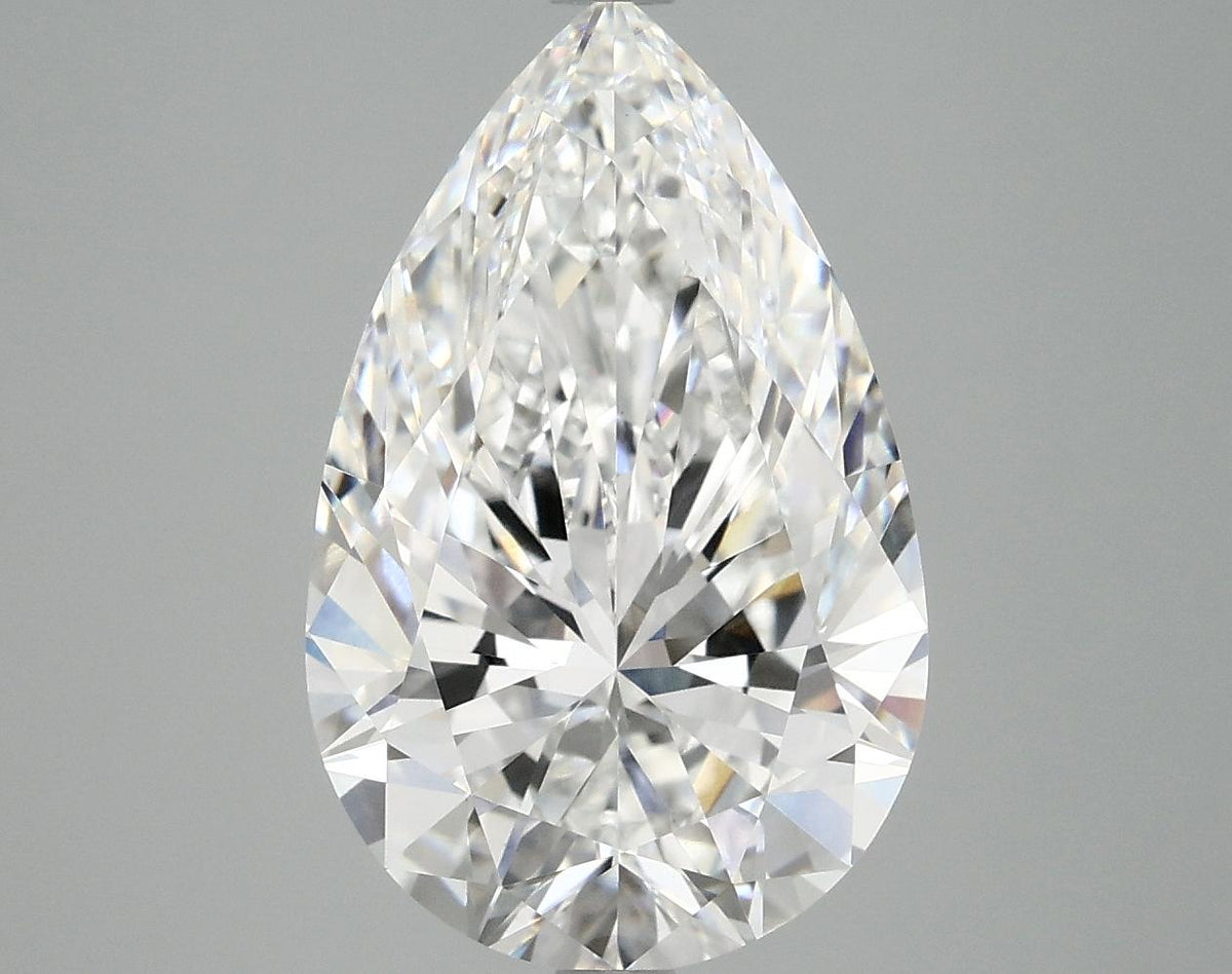 5.06 Carat Pear Shaped Ideal Cut VVS2 IGI Certified Lab Grown Diamond