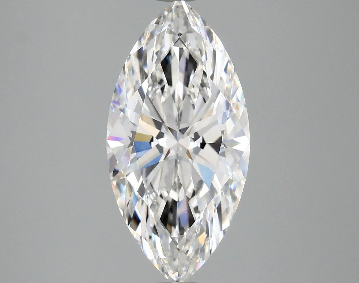 3.01 Carat Marquise Shaped Ideal Cut VVS2 IGI Certified Lab Grown Diamond