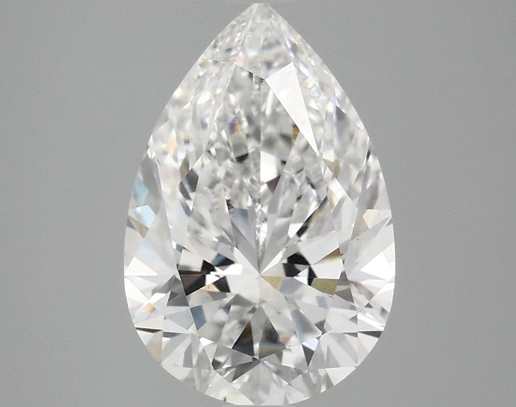 2.96 Carat Pear Shaped Excellent Cut VS1 IGI Certified Lab Grown Diamond