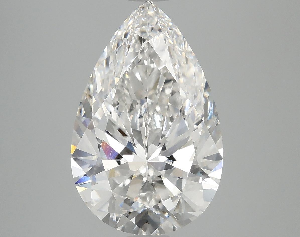 4.03 Carat Pear Shaped Ideal Cut VS1 GSI Certified Lab Grown Diamond