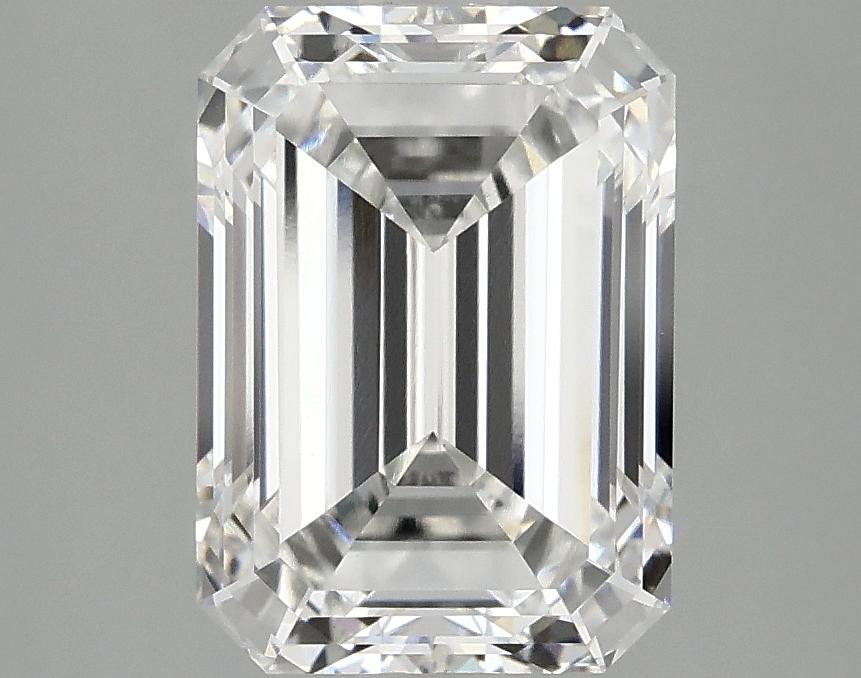 3.07 Carat Emerald Shaped Excellent Cut VVS2 IGI Certified Lab Grown Diamond