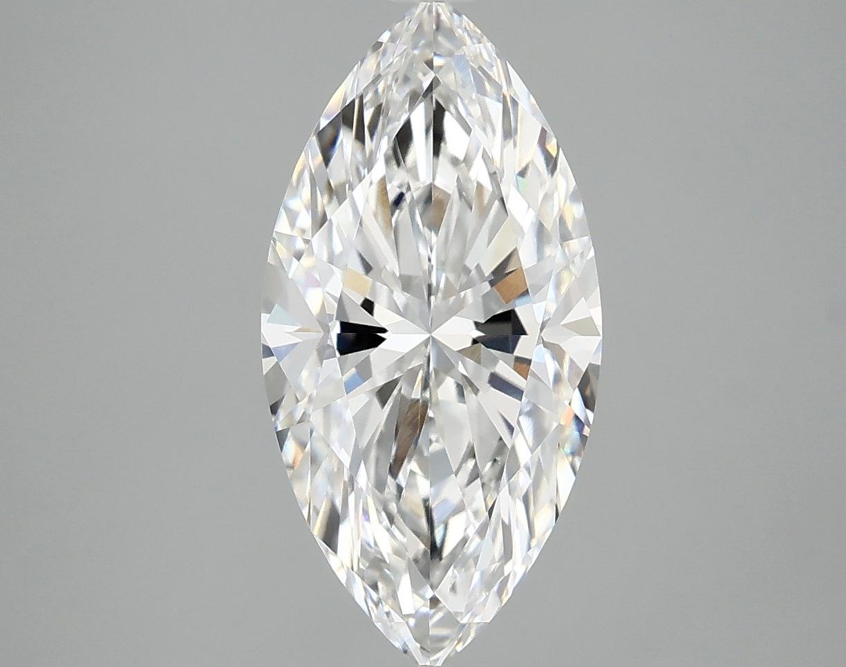 2.98 Carat Marquise Shaped Ideal Cut VVS2 IGI Certified Lab Grown Diamond