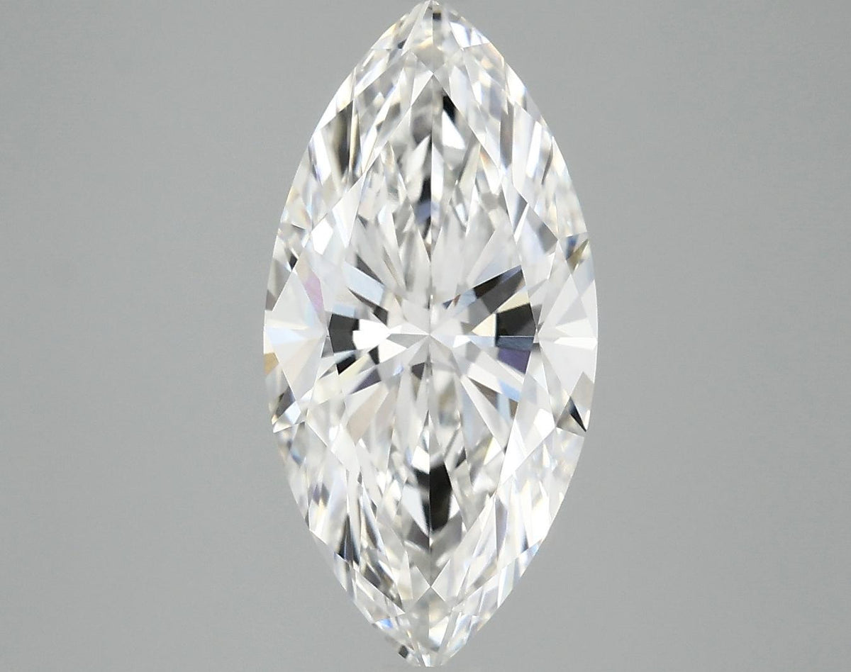 2.98 Carat Marquise Shaped Ideal Cut VVS2 IGI Certified Lab Grown Diamond